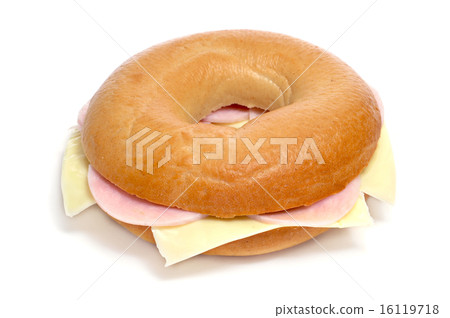ham and cheese bagel ham and cheese bagel 16119718