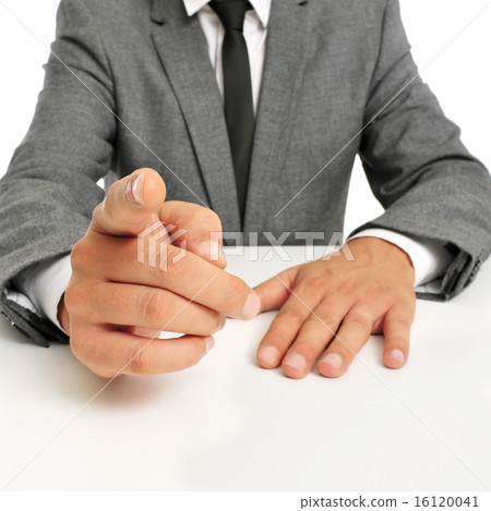 man in suit pointing the finger 16120041