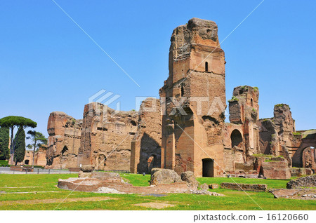 Baths of Caracalla in Rome, Italy 16120660