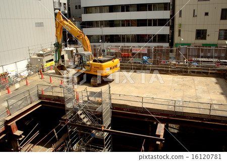 Construction site Excavator 16120781