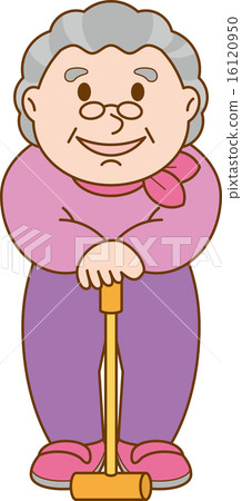 Granny gateball old woman Illustration 16120950