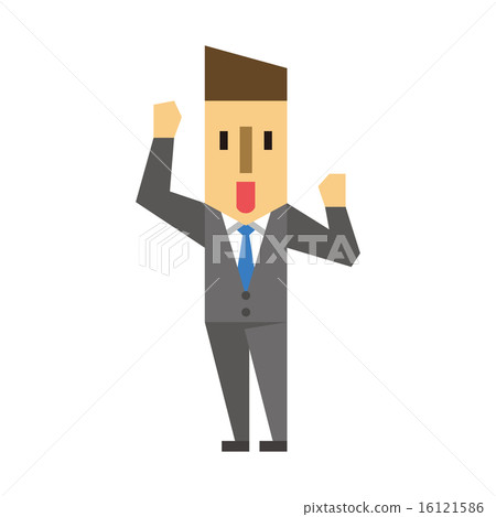 A man in a suit [Flat human series] 16121586