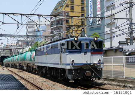 貨運列車EF 65 Tank Fuchu-cho Honmacho站 16121901