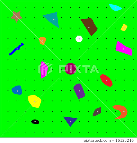Climbing wall pattern close up Climbing wall pattern close up 16123216