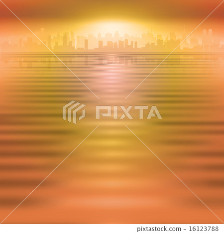 abstract background with silhouette of city abstract background with silhouette of city 16123788