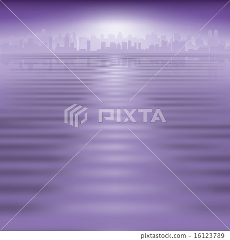 abstract background with silhouette of city abstract background with silhouette of city 16123789