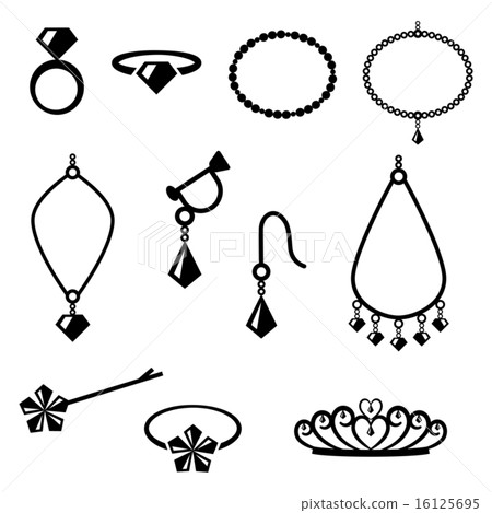 Accessory icon set - Stock Illustration [16125695] - PIXTA