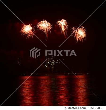 Colorful holiday fireworks 16125830