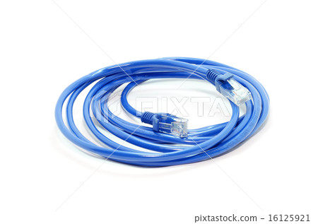 Blue network cable with jack 16125921