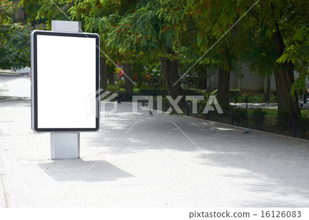 Blank billboard 16126083