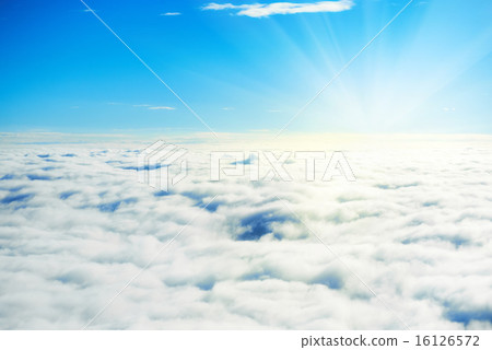 Blue sky and clouds 16126572