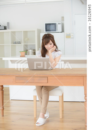 Personal computer · young lady Personal computer · young lady 16126945