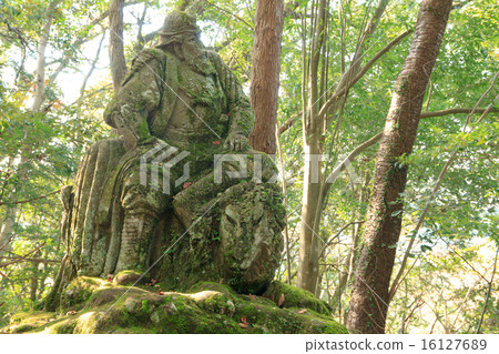 Genji stone statue 16127689