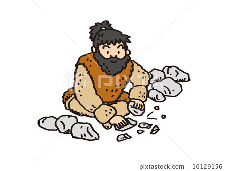 石器時代 矢量 原始人 16129156
