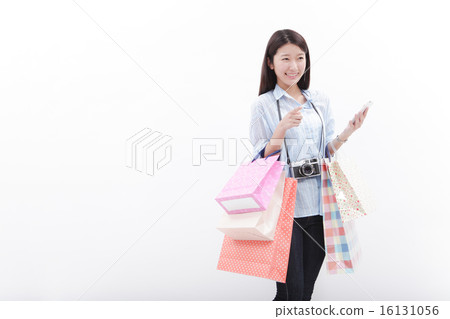 A woman shopping A woman shopping 16131056