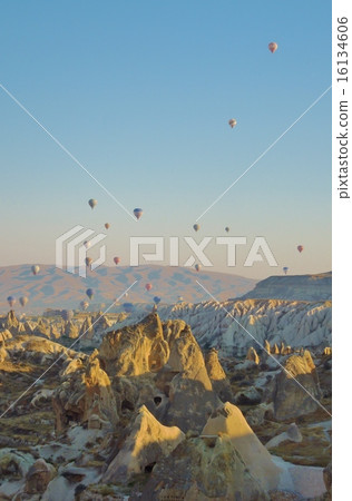 cappadocia, kapadokya, air balloon 16134606