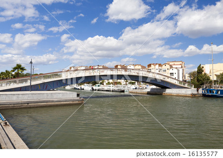 Footbridge in the Marina of Gruissan Footbridge in the Marina of Gruissan 16135577