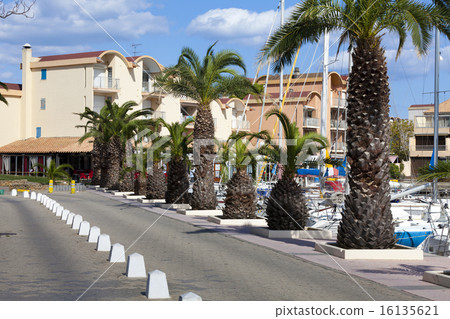 Marina of Gruissan in south France Marina of Gruissan in south France 16135621