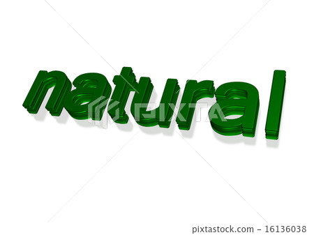 Three-dimensional inscription of natural. 16136038