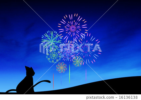 藍色煙花 藍色煙花 16136138