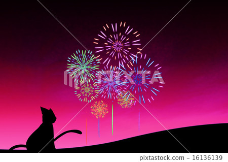 紅色煙花 紅色煙花 16136139