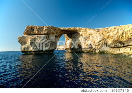 Azure Window, famous stone arch on Gozo  16137546