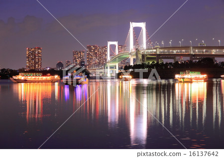 Odaiba night view Odaiba night view 16137642