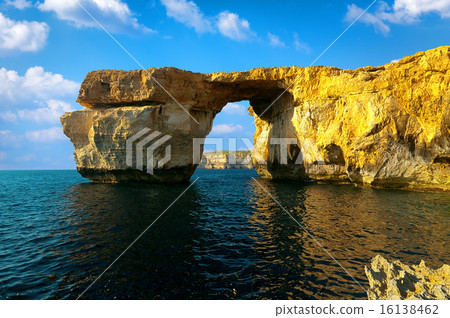 Azure Window, famous stone arch on Goz 16138462