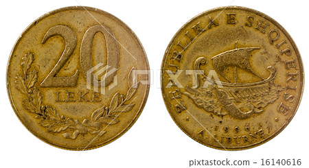 old coin of albania 16140616