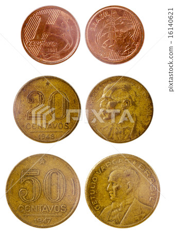 three different old brazilian coin three different old brazilian coin 16140621
