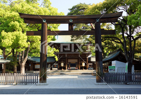 明治神宮鳥居 明治神宮鳥居 16143591
