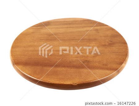 Round wooden tray salver 16147226