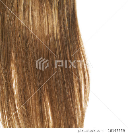 Hair fragment over the white 16147359