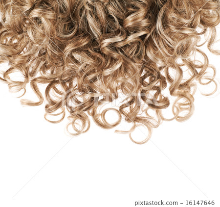 Hair fragment over the white 16147646