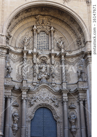 alcaniz, church, facade 16147671