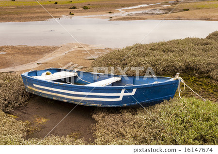 Aground boat. Aground boat. 16147674