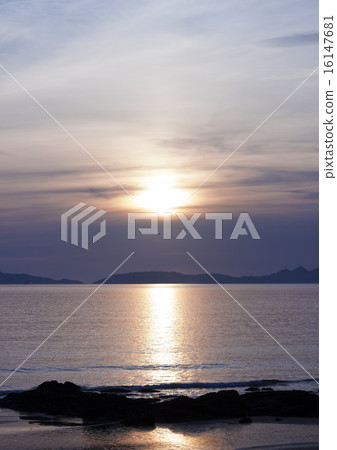 Cies Islands Sunset. Cies Islands Sunset. 16147681