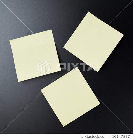 Blackboard covered with sticky notes 16147877