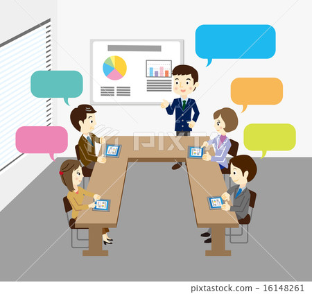 Business team having a meeting 16148261