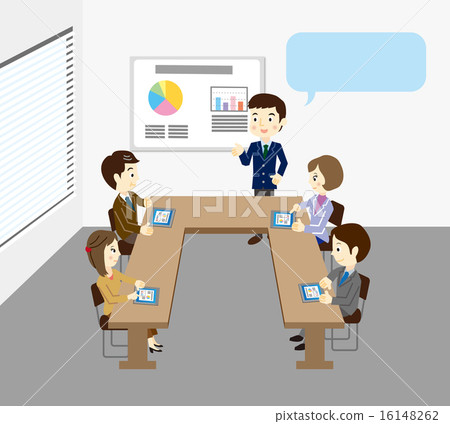 Business team having a meeting 16148262