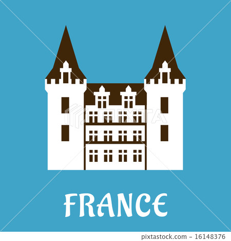 Renaissance castle with turrets, France Renaissance castle with turrets, France 16148376