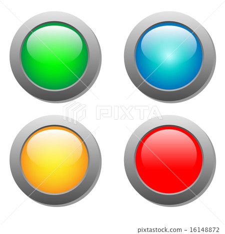Set of round color buttons Set of round color buttons 16148872