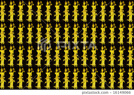Ancient Gold thai art style  pattern seamless 16149066