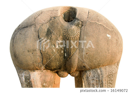 craved sandstone isolate on white background craved sandstone isolate on white background 16149072