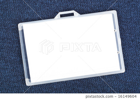 Badge on clothing background 16149604