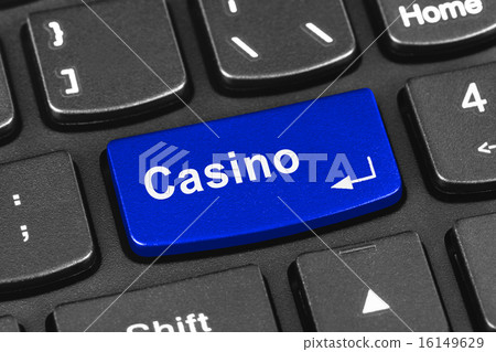 Computer notebook keyboard with Casino key 16149629