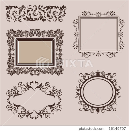 Vector Set of Calligraphic Design Elements and Page Decoration Dividers Vector Set of Calligraphic Design Elements and Page Decoration Dividers 16149707