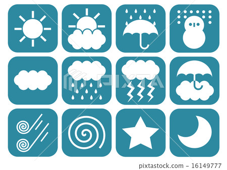 Weather icon Illustration blue 16149777
