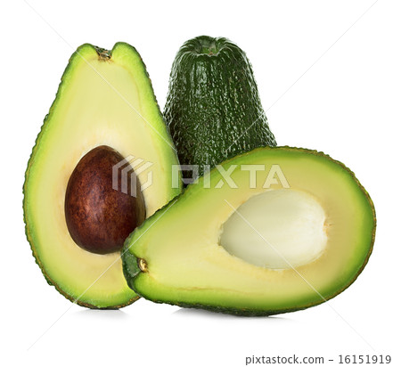 Avocado isolated on a white background. 16151919