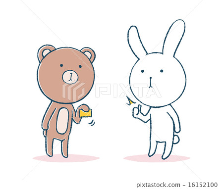 A bear showing an identification card A bear showing an identification card 16152100